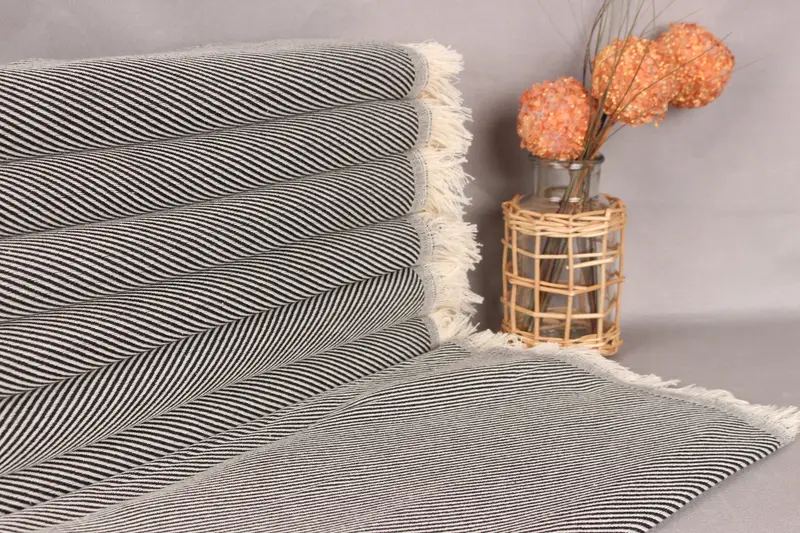 Xmas Gifts Boyfriend Gift 36x71 Inches Black Cotton Towel