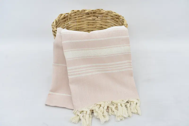70x40 Cotton Herringbone Towel, Organic cotton Turkish peshtemal towel, Best Friend Gift, Beach Towel Bulk, Turkish bath towel, Grandma Gift - 2