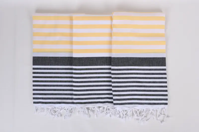 Bridesmaid Gift, Custom Gift, Handmade Turkish hammam towel, Wedding Gift, Bachelorette Party Items, 68x36 Cotton Striped Towel, Xmas Gifts - 7