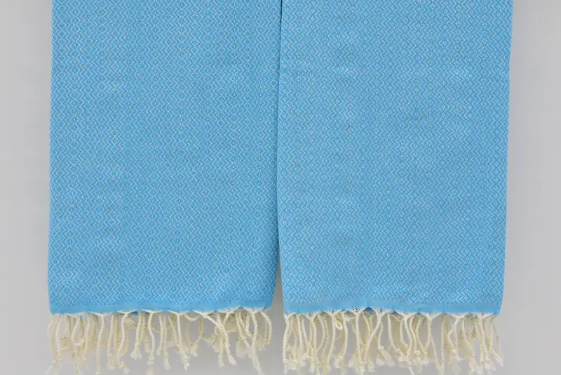 Maid Of Honor Gift, Turkish Towel Beach, Wedding Favors, Turkish towel, 70x40 Cotton Diamond Towel, First Wedding Anniversary Gift, Hammam Towel USA - 5