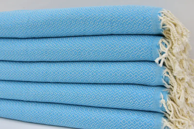 Maid Of Honor Gift, Turkish Towel Beach, Wedding Favors, Turkish towel, 70x40 Cotton Diamond Towel, First Wedding Anniversary Gift, Hammam Towel USA - 2