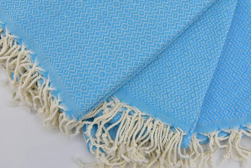 Maid Of Honor Gift, Turkish Towel Beach, Wedding Favors, Turkish towel, 70x40 Cotton Diamond Towel, First Wedding Anniversary Gift, Hammam Towel USA - 4