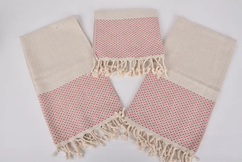 Kişiselleştirilmiş El Havlusu, 40x20 Pamuklu Polka Nokta Havlu, Mutfak Havlu, Spa Havlu, Monogramlanmış Türk Havlu, Noel Hediyesi, Nedime Hediyeleri - 6