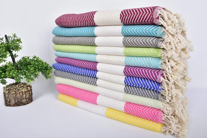 70x40 Cotton Zig zag Towel, Arizona Bachelorette Party Favors, Grandma Gift, Organic Turkish towel, Bridesmaid Gift Towel, Summer Towel, Custom Gift - 3