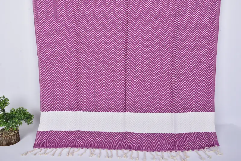 70x40 Cotton Zig zag Towel, Arizona Bachelorette Party Favors, Grandma Gift, Organic Turkish towel, Bridesmaid Gift Towel, Summer Towel, Custom Gift - 7