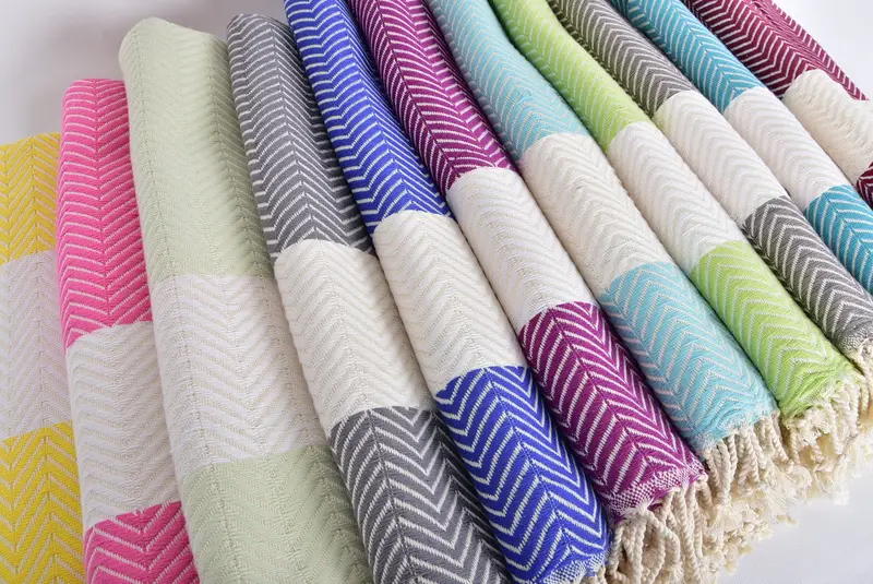 70x40 Cotton Zig zag Towel, Arizona Bachelorette Party Favors, Grandma Gift, Organic Turkish towel, Bridesmaid Gift Towel, Summer Towel, Custom Gift - 6