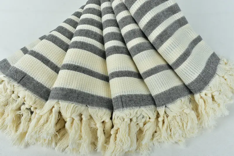 70x34 Cotton Striped Towel, Welcome Wedding Gift, Gift For Wedding Day, Wedding Gifts Towel, Custom Gift, Beach Theme Wedding Gift, Wedding Favors - 4