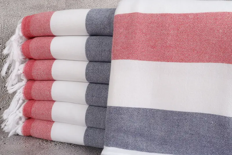 Bachelorette Party Decorations, 64x36 Cotton Striped Terry Towel, Monogram Beach Towel, Spa Towel, Bachelorette Favor, Peshtemal Towel, Scarf Towel - 1