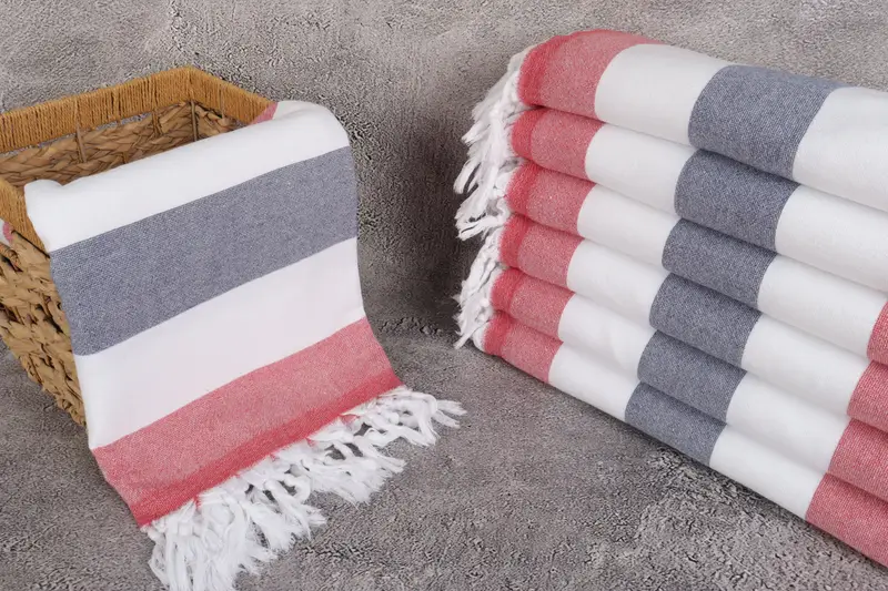 Bachelorette Party Decorations, 64x36 Cotton Striped Terry Towel, Monogram Beach Towel, Spa Towel, Bachelorette Favor, Peshtemal Towel, Scarf Towel - 3