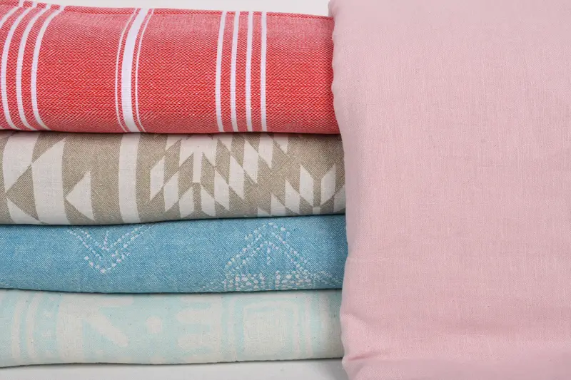 Oversized Beach Towel, Bedspread, Throw Blanket Couch, Bachelorette Party Favors, 80x60 Cotton Set of 5 Towel, Turkish Blanket Queen, Wedding Gift - 2