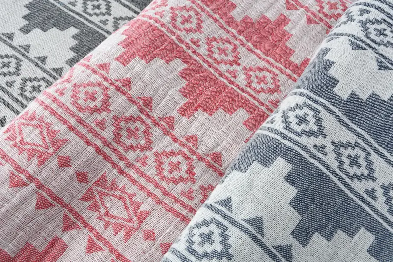 Christmas Gift Blanket, Bachelorette Gifts, Organic Throw, 92x80 Cotton Kilim Towel, Boho Throw Blankets, Valentine Day Gift For Her, Tablecloth - 2
