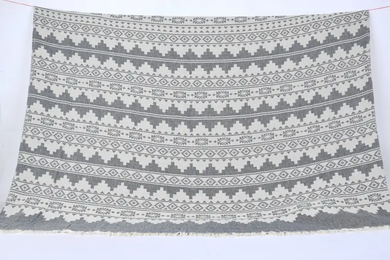 Christmas Gift Blanket, Bachelorette Gifts, Organic Throw, 92x80 Cotton Kilim Towel, Boho Throw Blankets, Valentine Day Gift For Her, Tablecloth - 7