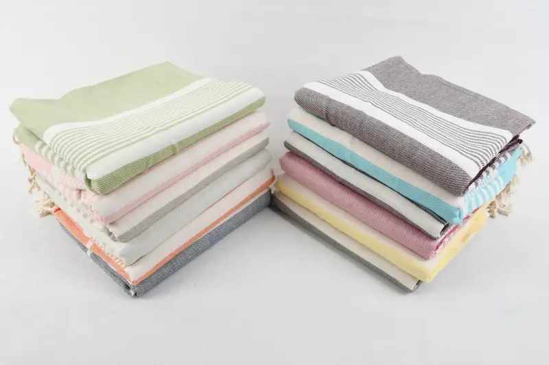 Home Decor Towel, 68x38 Cotton Striped Towel, Wedding Gift, Gym Towel, Housewarming Gift, Custom Wedding Gift, Mexico Bachelorette Party Gifts - 3