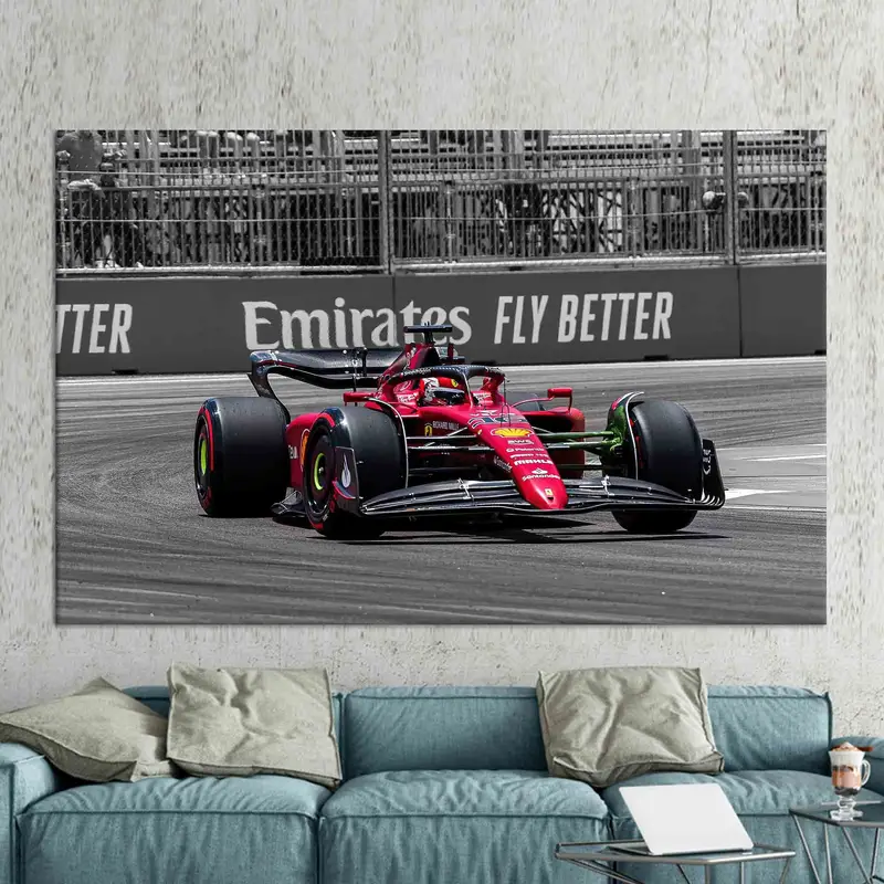 Ferrari F1 Canvas: La gloria de las carreras de Charles Leclerc desatada
