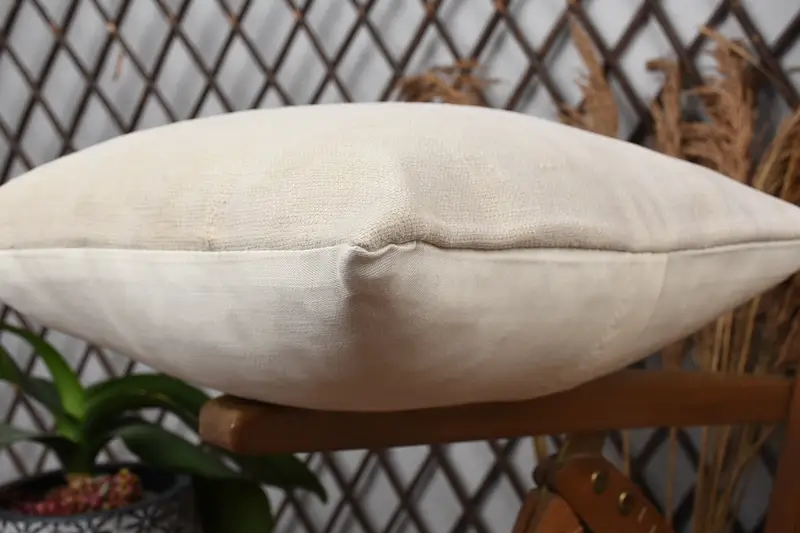 Living Room Throw Cushion Case, Ethnic Pillow Case, 14x14 White Cushion Case, Throw Kilim Pillow, Cushion, Home Decor Pillow, Pillow for Sofa - 6