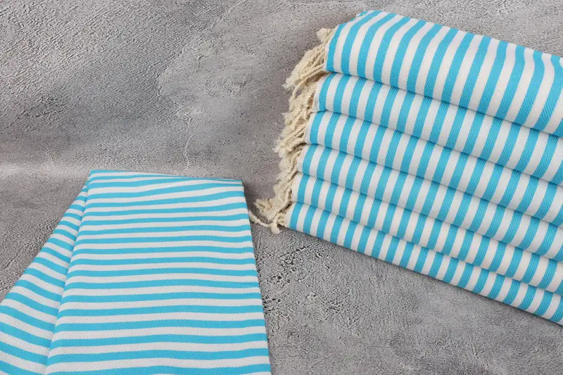 House Warming Gift, 70x40 Cotton Striped Towel, Sand-free towel, Personalized Turkish Towel, Gift For Her, Bridesmaid Towel, Personalized Towel Gift - 2