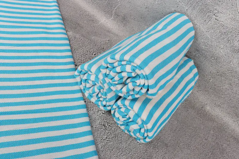 House Warming Gift, 70x40 Cotton Striped Towel, Sand-free towel, Personalized Turkish Towel, Gift For Her, Bridesmaid Towel, Personalized Towel Gift - 8