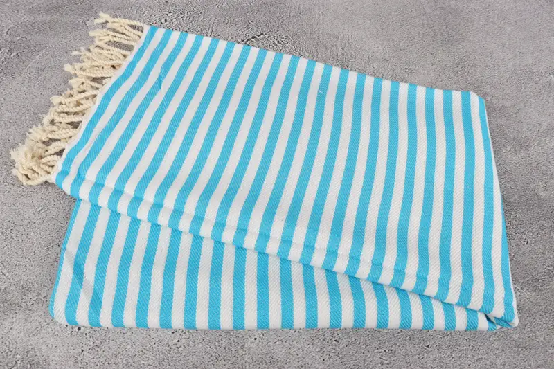 House Warming Gift, 70x40 Cotton Striped Towel, Sand-free towel, Personalized Turkish Towel, Gift For Her, Bridesmaid Towel, Personalized Towel Gift - 6
