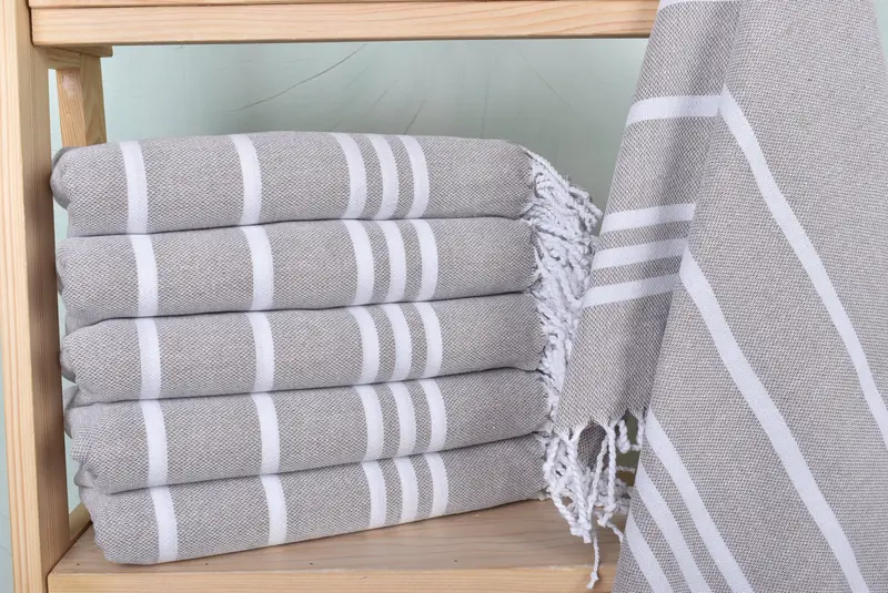 Bachelor Party Favors, Guest Towel, Bachelor Towel, Bachelorette Party Gifts Bridesmaids, Turkish towel, Organic towel, 70x40 Cotton Striped Towel - 2