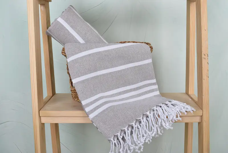 Bachelor Party Favors, Guest Towel, Bachelor Towel, Bachelorette Party Gifts Bridesmaids, Turkish towel, Organic towel, 70x40 Cotton Striped Towel - 4