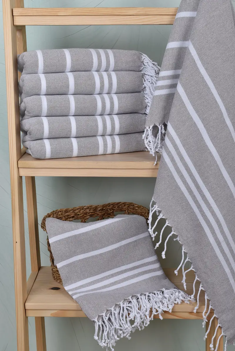 Bachelor Party Favors, Guest Towel, Bachelor Towel, Bachelorette Party Gifts Bridesmaids, Turkish towel, Organic towel, 70x40 Cotton Striped Towel - 3