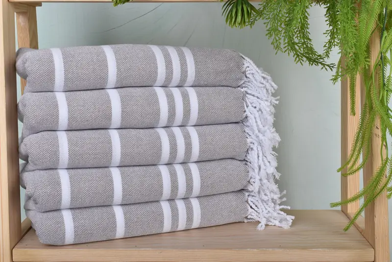 Bachelor Party Favors, Guest Towel, Bachelor Towel, Bachelorette Party Gifts Bridesmaids, Turkish towel, Organic towel, 70x40 Cotton Striped Towel - 1