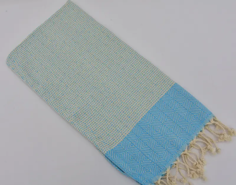 Personalized Hand Towel, 36x18 Cotton Diamond Towel, Custom Gift, Beach Theme Wedding Gift, Turkish Towel Hand Towel, Xmas Gifts, Kitchen Towel - 4