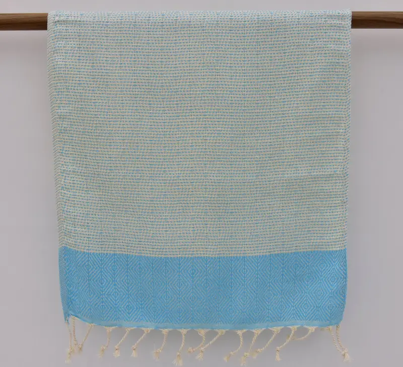 Personalized Hand Towel, 36x18 Cotton Diamond Towel, Custom Gift, Beach Theme Wedding Gift, Turkish Towel Hand Towel, Xmas Gifts, Kitchen Towel - 6