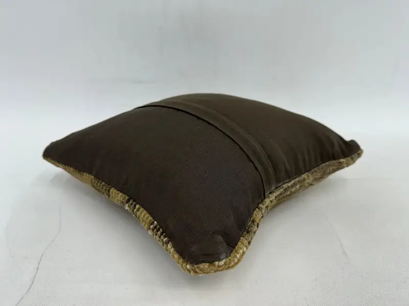 12x12 Inch Southwestern Embroidered Pillow, Handmade Cotton Decorative Pillow - 7