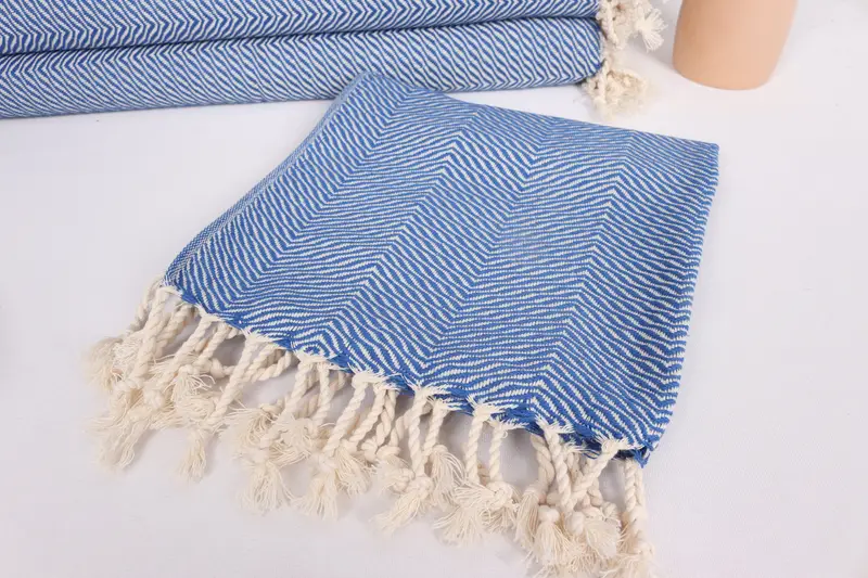Turkish Tea Towel, Spa Towel, Personalized Hand Towel, 40x20 Cotton Chevron Towel, Monogrammed Hand Towel, Personalized Turkish Towel, Handmade Gift - 5