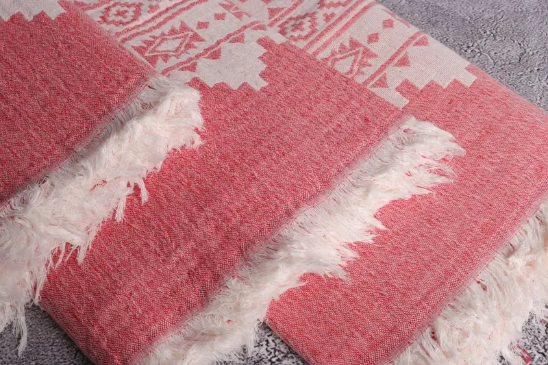 Throw Blanket Couch, Bachelorette Gifts, 86x56 Cotton Kilim Towel, Bridesmaid Gifts Personalized, Decorative Blanket, Spooky Bachelorette Party - 5