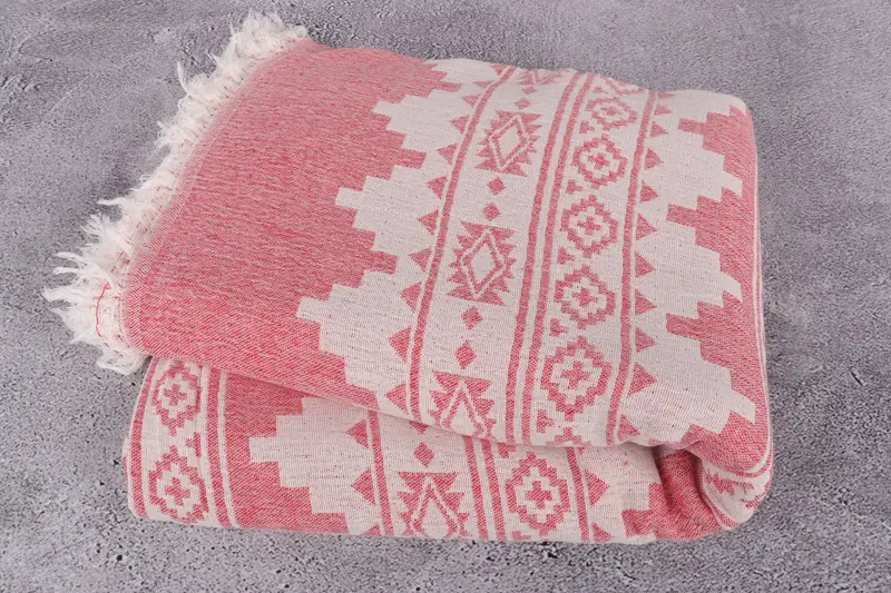 Throw Blanket Couch, Bachelorette Gifts, 86x56 Cotton Kilim Towel, Bridesmaid Gifts Personalized, Decorative Blanket, Spooky Bachelorette Party - 6
