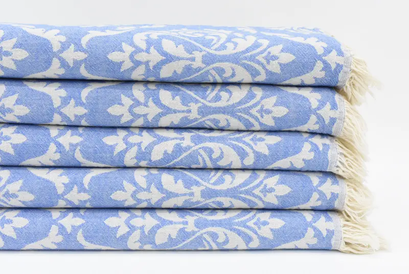 Beach Towel Monogram, Bachelorette Party Favors Beach, Turkish Towel Beach, 68x36 Cotton Baroque Towel, Wedding Favors, Turkish beach towel - 1