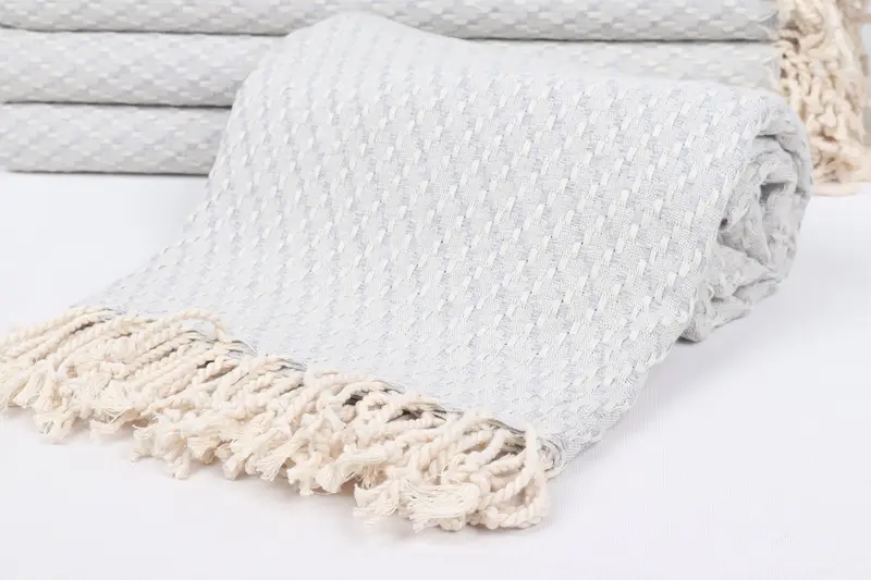 Personalized Turkish Towel, 68x40 Cotton Geometric Towel, Personalized Bridesmaid Gift, Spa Towel, Embroidery Towels, Turkish bath towel - 4