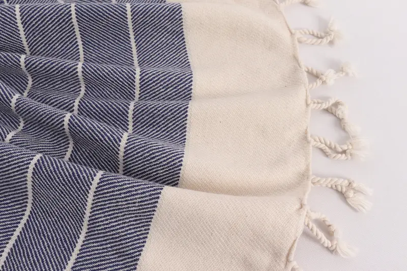 36x16 Cotton Striped Towel, Anniversary Gift For Her, Bridal Shower Gift, Monogram Hand Towel, Personalized Dish Towel, Turkish Towel Hand Towel - 8