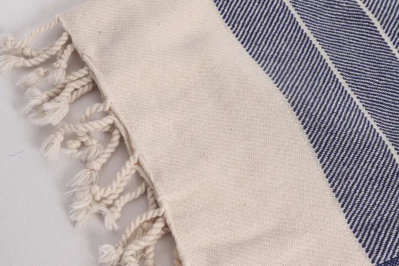 36x16 Cotton Striped Towel, Anniversary Gift For Her, Bridal Shower Gift, Monogram Hand Towel, Personalized Dish Towel, Turkish Towel Hand Towel - 7