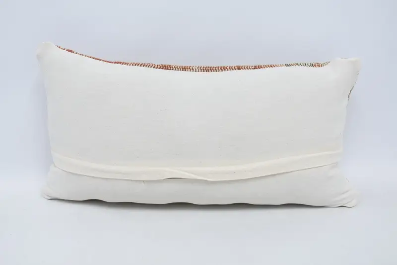 Kilim Pillow, Tribal Pillow Cover, Cushion Cover, Antique Pillows, Chair Cushion, Couch Pillow Cover, Kilim Pillow Cover, 12x24 Red Cushion - 6