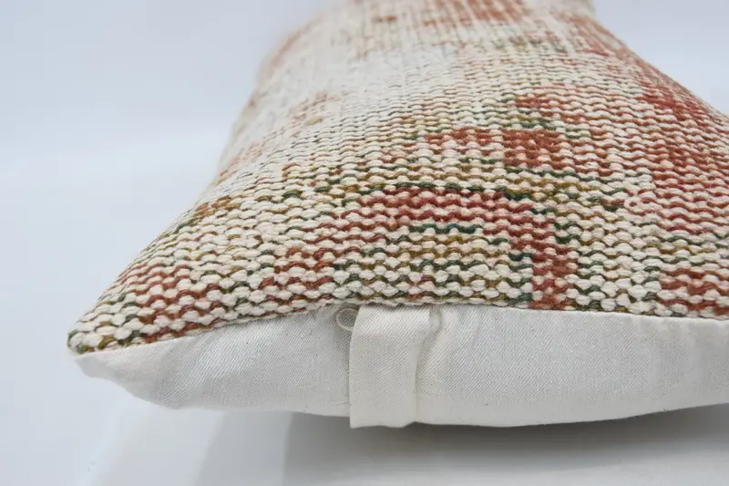 Kilim Pillow, Tribal Pillow Cover, Cushion Cover, Antique Pillows, Chair Cushion, Couch Pillow Cover, Kilim Pillow Cover, 12x24 Red Cushion - 5