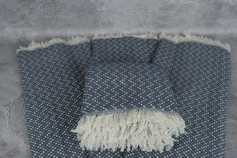 76x68 Cotton Herringbone Towel, Organic Beach Blanket, Bachelorette Gifts, Tablecloth, Personalised Gift, Wedding Favors, Thanksgiving Tablecloth - 4