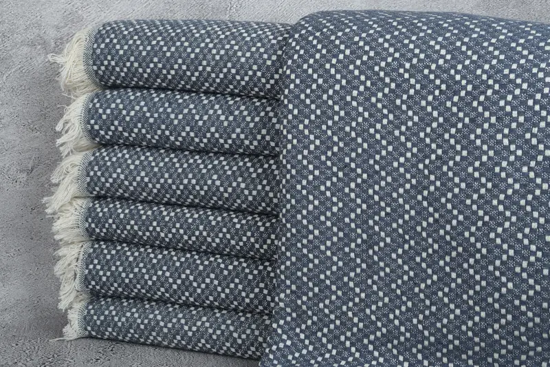 76x68 Cotton Herringbone Towel, Organic Beach Blanket, Bachelorette Gifts, Tablecloth, Personalised Gift, Wedding Favors, Thanksgiving Tablecloth - 1