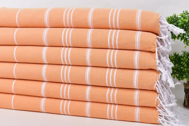 First Wedding Anniversary Gift, Personalized Kitchen Towel, Gift For Boyfriend, Small Bath Towels, 40x24 Cotton Striped Towel, Bridesmaid Gifts - 3