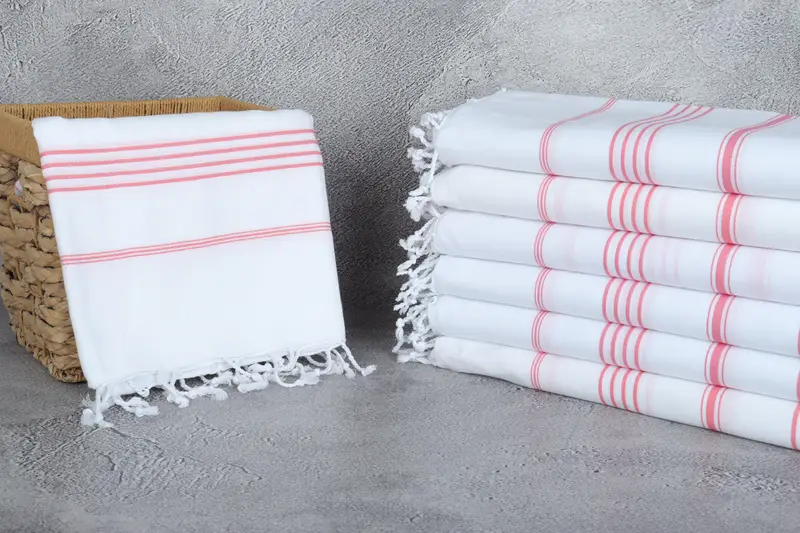 Bridesmaid Gift Towel, Monogram Turkish Towel, Wedding Day Gift For Bride, 70x40 Cotton Striped Towel, Bachelorette Party Gifts Bridesmaids - 3