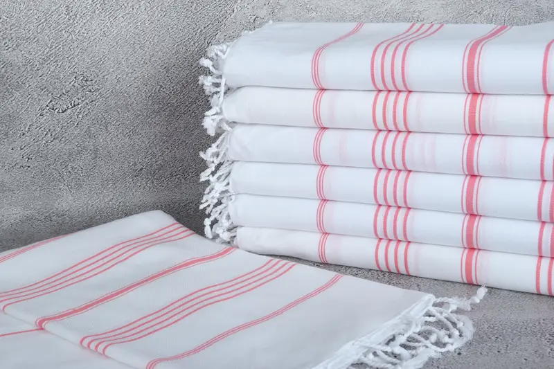 Bridesmaid Gift Towel, Monogram Turkish Towel, Wedding Day Gift For Bride, 70x40 Cotton Striped Towel, Bachelorette Party Gifts Bridesmaids - 2