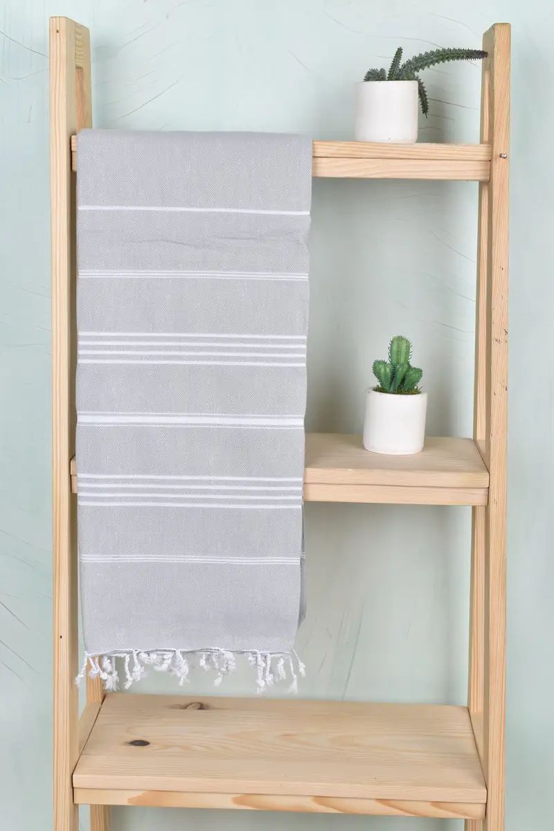 70x40 Cotton Striped Towel, Bridesmaid Proposal Gift, Personalized Beach Towel, Beach towel, First Wedding Anniversary Gift, Beach Towel Bulk - 8