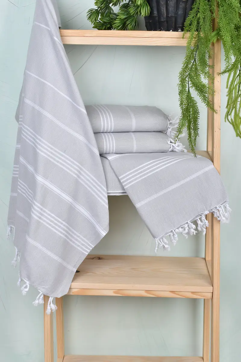 70x40 Cotton Striped Towel, Bridesmaid Proposal Gift, Personalized Beach Towel, Beach towel, First Wedding Anniversary Gift, Beach Towel Bulk - 6