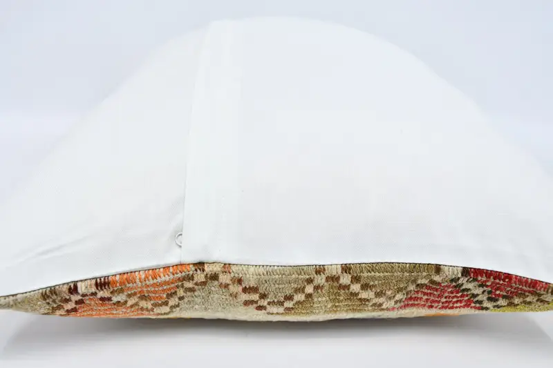 Boho Pillow Sham Cover, Kilim Pillow, Couch Cushion Cover, Personalized Gift Pillow Pillow, Pillow, Kilim Pillow Cover, 20x28 White Pillow Sham - 6