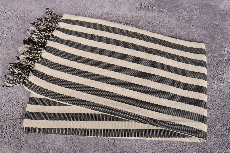 70x40 Linen Striped Towel, Unique Gift, Bath towel, Spooky Bachelorette Party Favors, Bridal Shower Favors, Organic towel, Luxury Turkish Bath Towel - 6