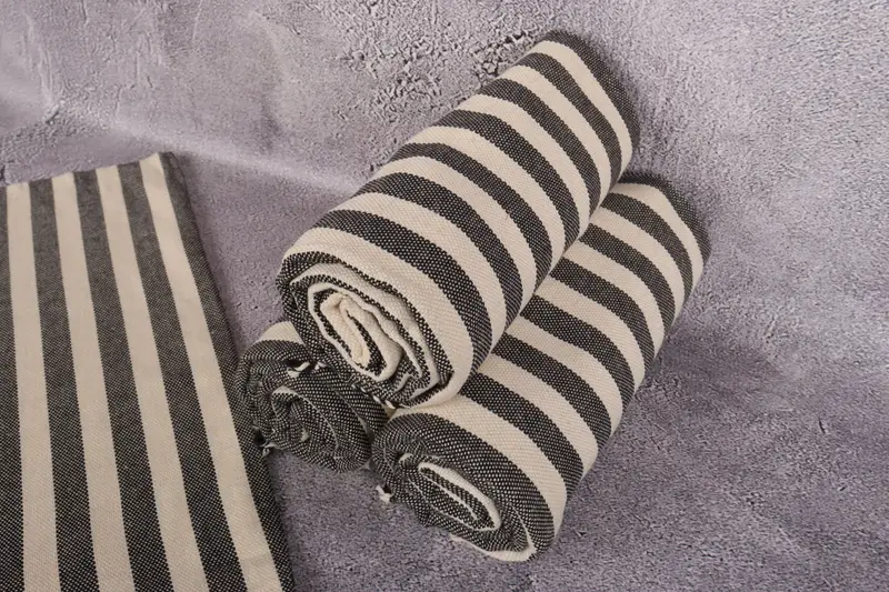 70x40 Linen Striped Towel, Unique Gift, Bath towel, Spooky Bachelorette Party Favors, Bridal Shower Favors, Organic towel, Luxury Turkish Bath Towel - 8