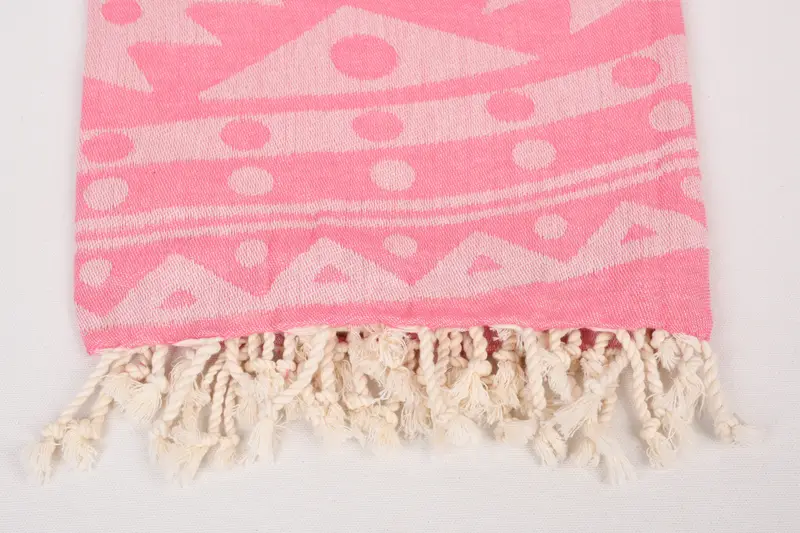 Extra large Turkish bath towel, 70x40 Cotton Round Pattern Towel, Custom Wedding Gift, Custom Gifts, Bridal Shower Gift, Sand-resistant towel - 3
