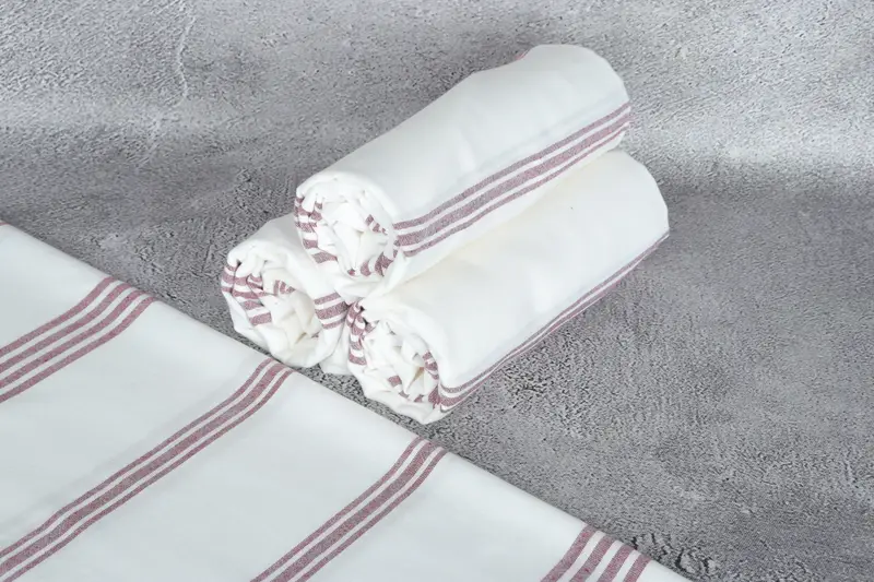 70x40 Cotton Striped Towel, Bridal Shower Favors, Quick-dry towel, Decorative Towel, Beach towel, Organic Cotton Towel, Bachelor Party Favors - 8